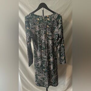 Seven7 Green and Orange Floral Dress